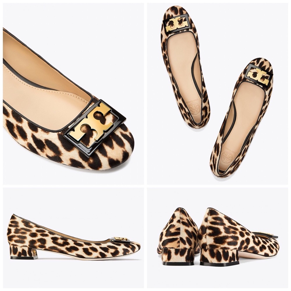 NIB Tory Burch Gigi Calf Hair Pumps 9